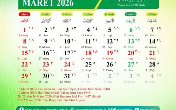 4 Maret 2026, Cek Daftar Peringatan Dunia Hari Ini