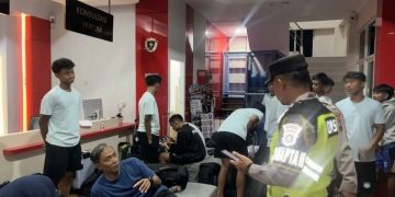 Polresta Batang Tangkap Terduga Pelaku Perusakan Bus Persib U-18 di Tol Pemalang